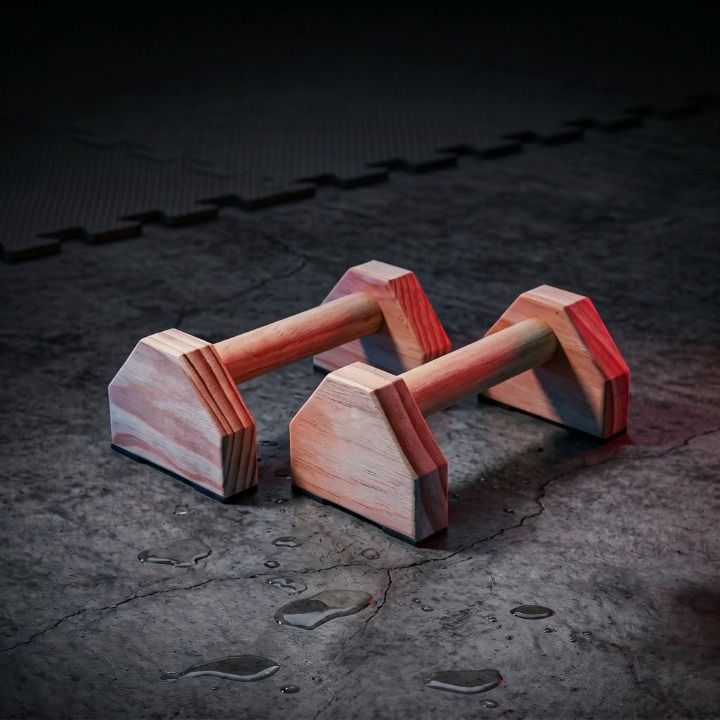 Parallettes en Bois Premium