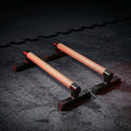 Parallettes Bois & Acier – Barres de Calisthenics pour Pompes, Handstand