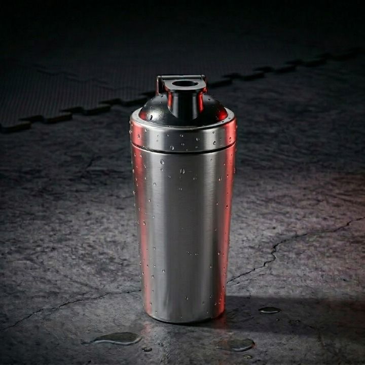 Shaker Protéines Inox Étanche – 500-700ml