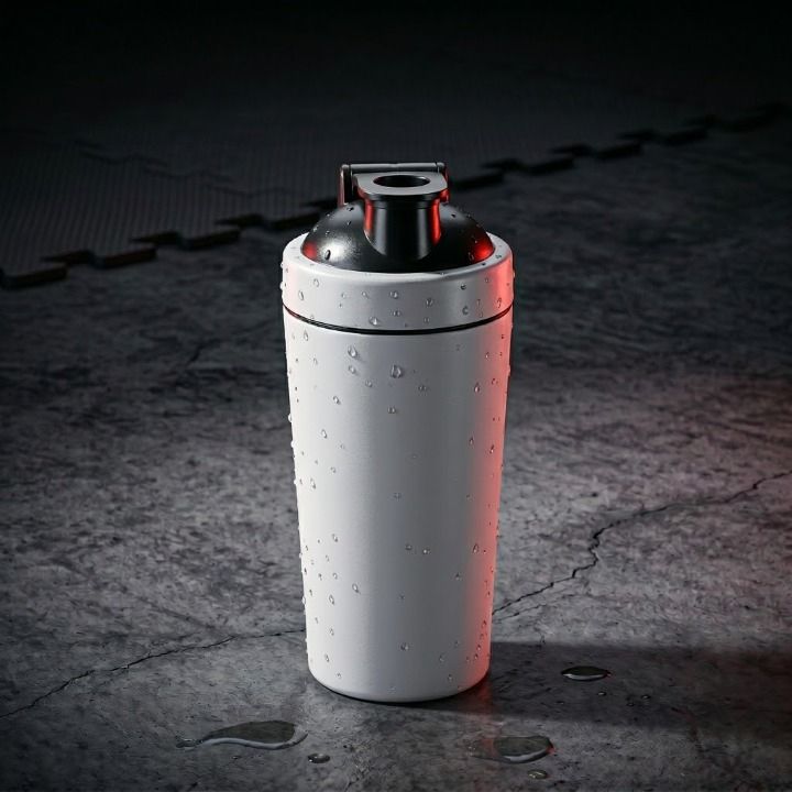 Shaker Protéines Inox Étanche – 500-700ml