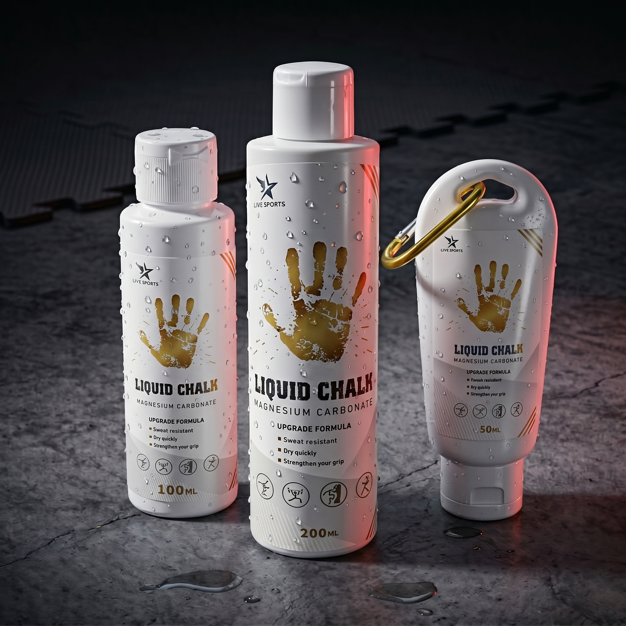 Magnésie Liquide Anti-Dérapante – Musculation, Crossfit & Escalade