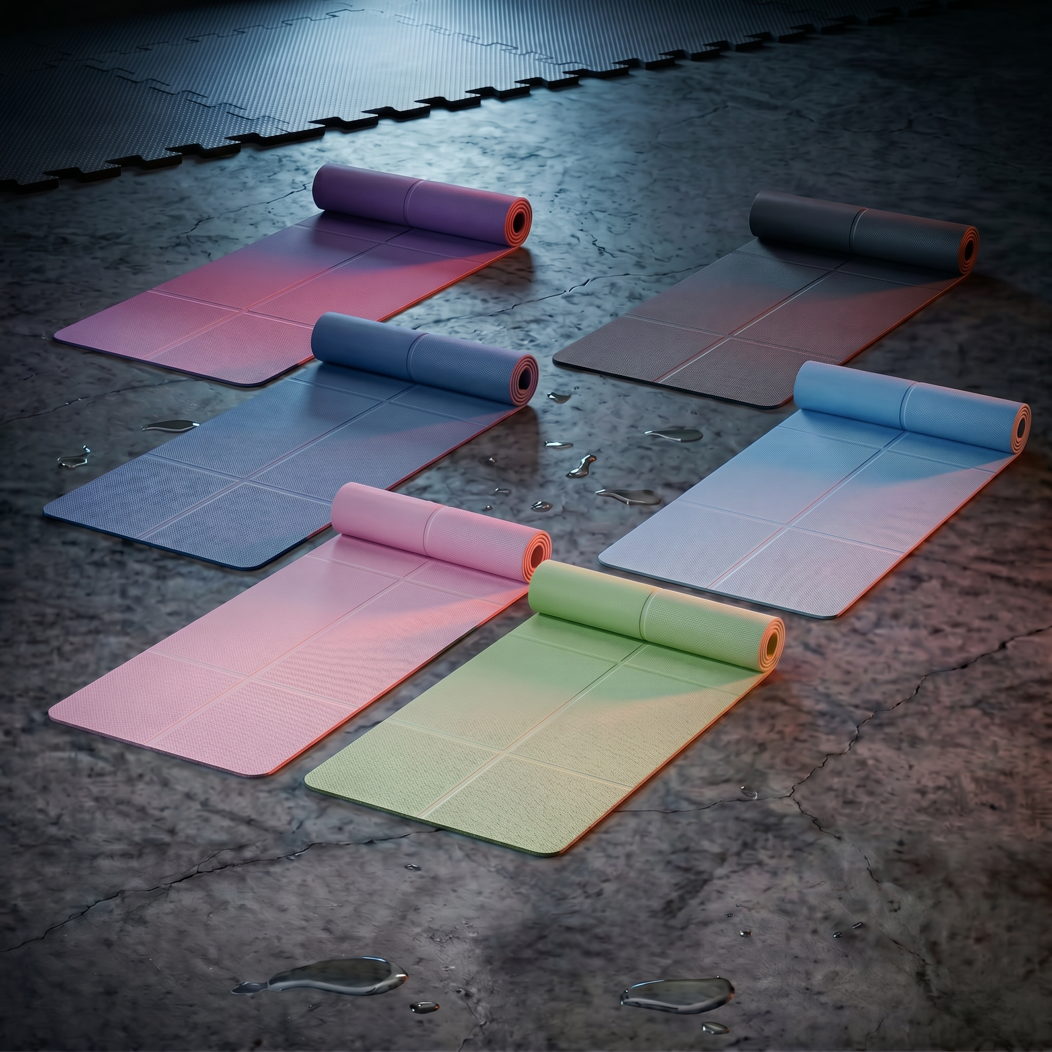 Tapis de Yoga Pliable Ultra Léger (3 à 6mm)