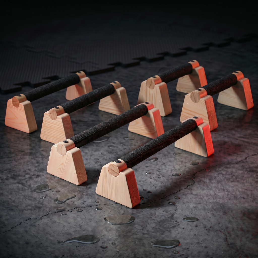 Parallettes en Bois Premium