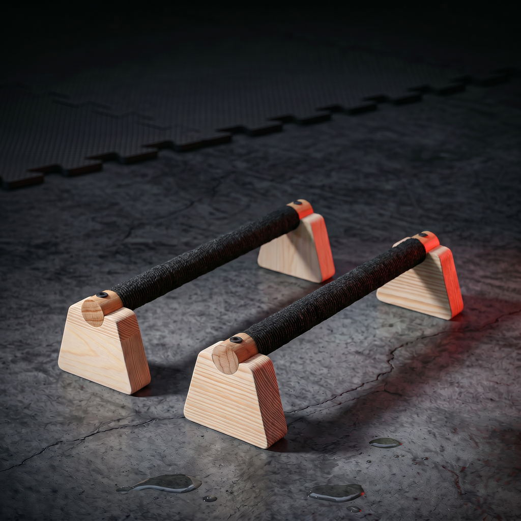 Parallettes en Bois Premium