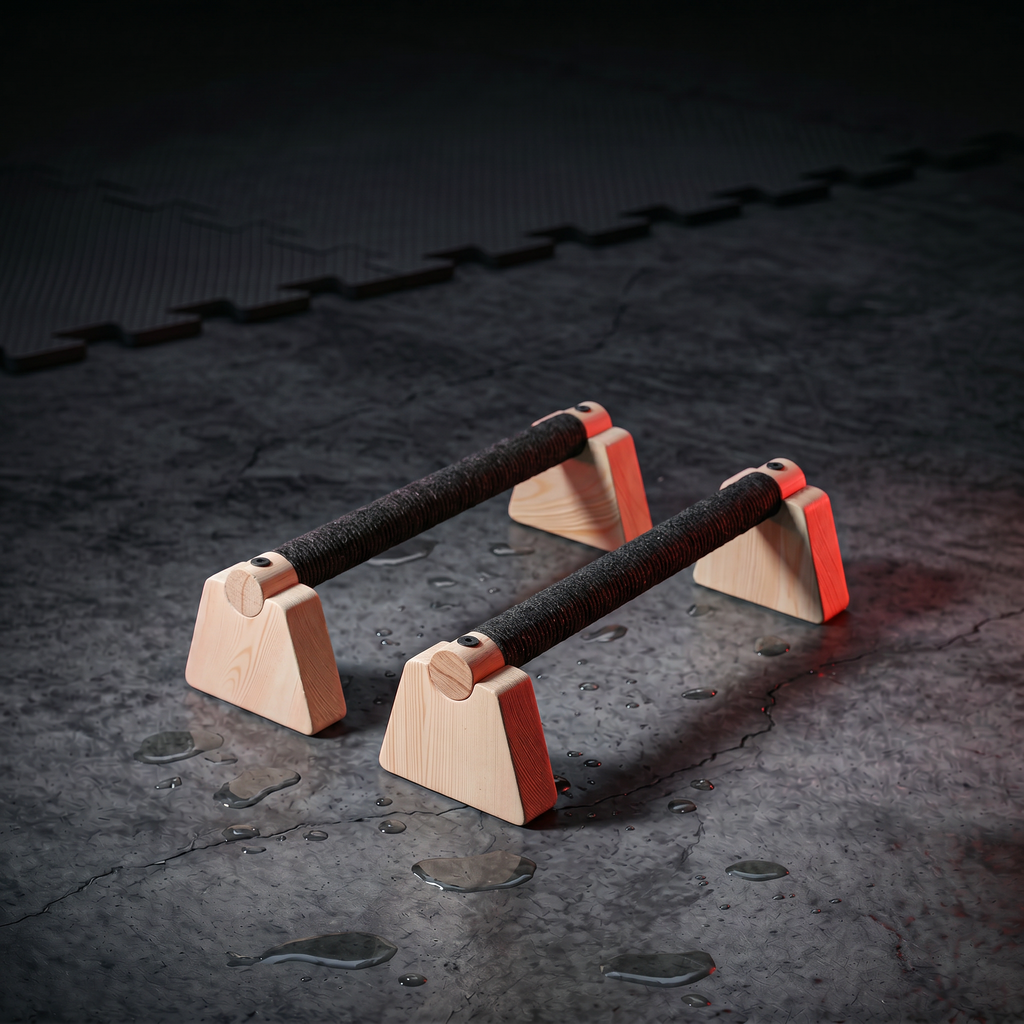 Parallettes en Bois Premium