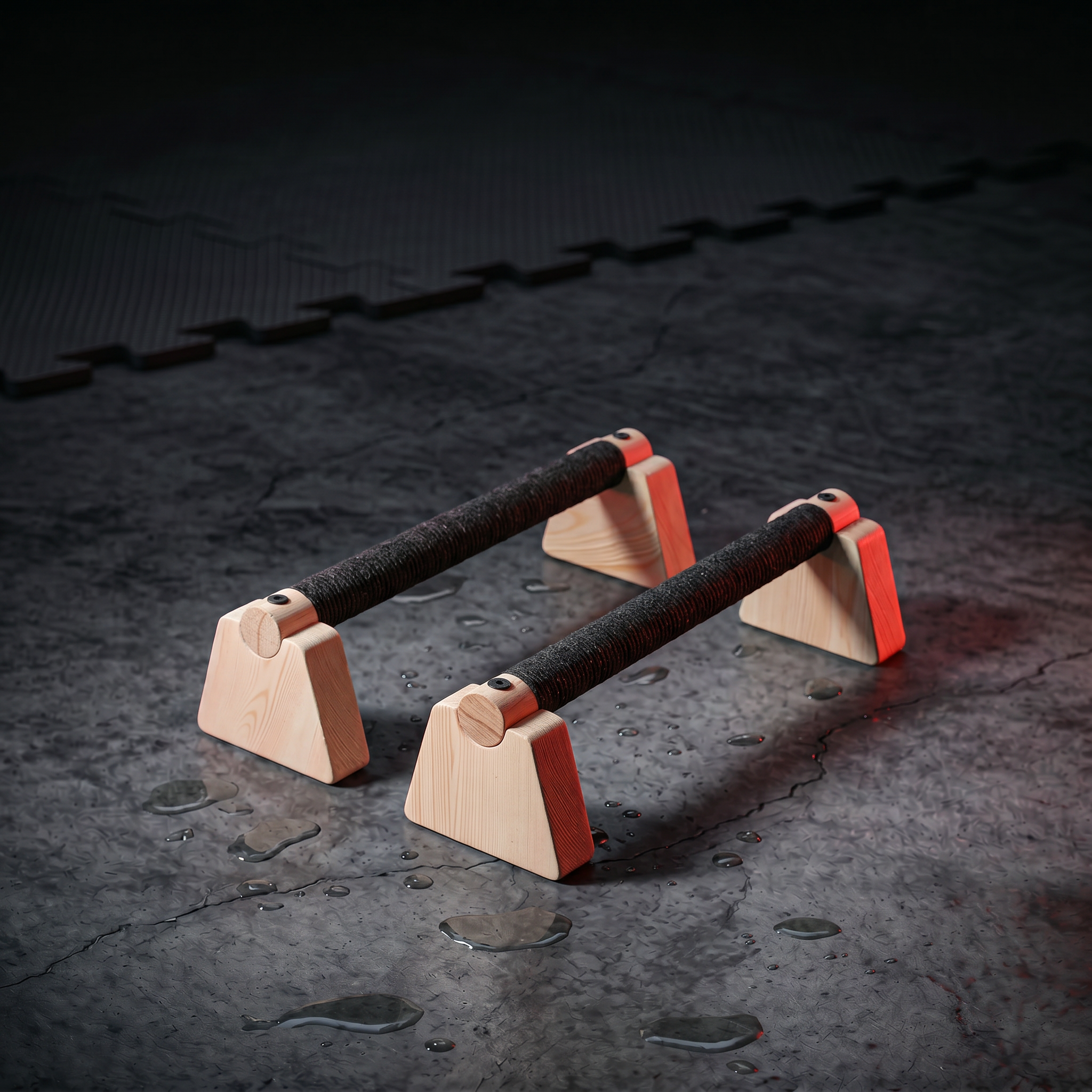 Parallettes en Bois Premium
